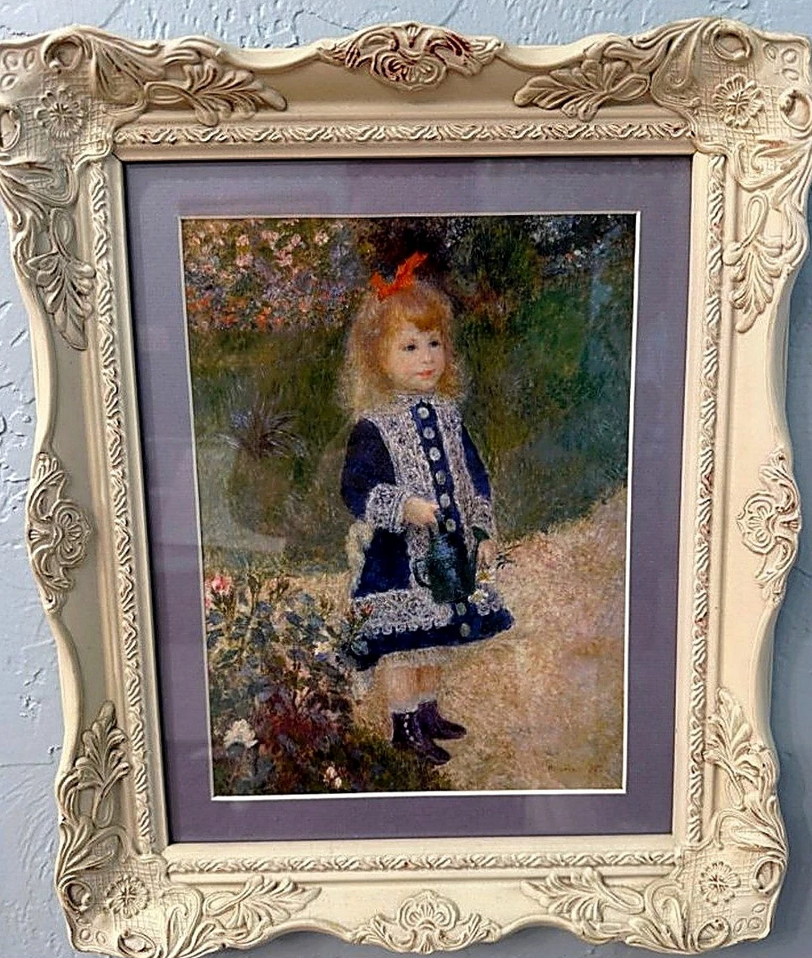 A Girl with a Watering Can by Pierre-Auguste Renoir