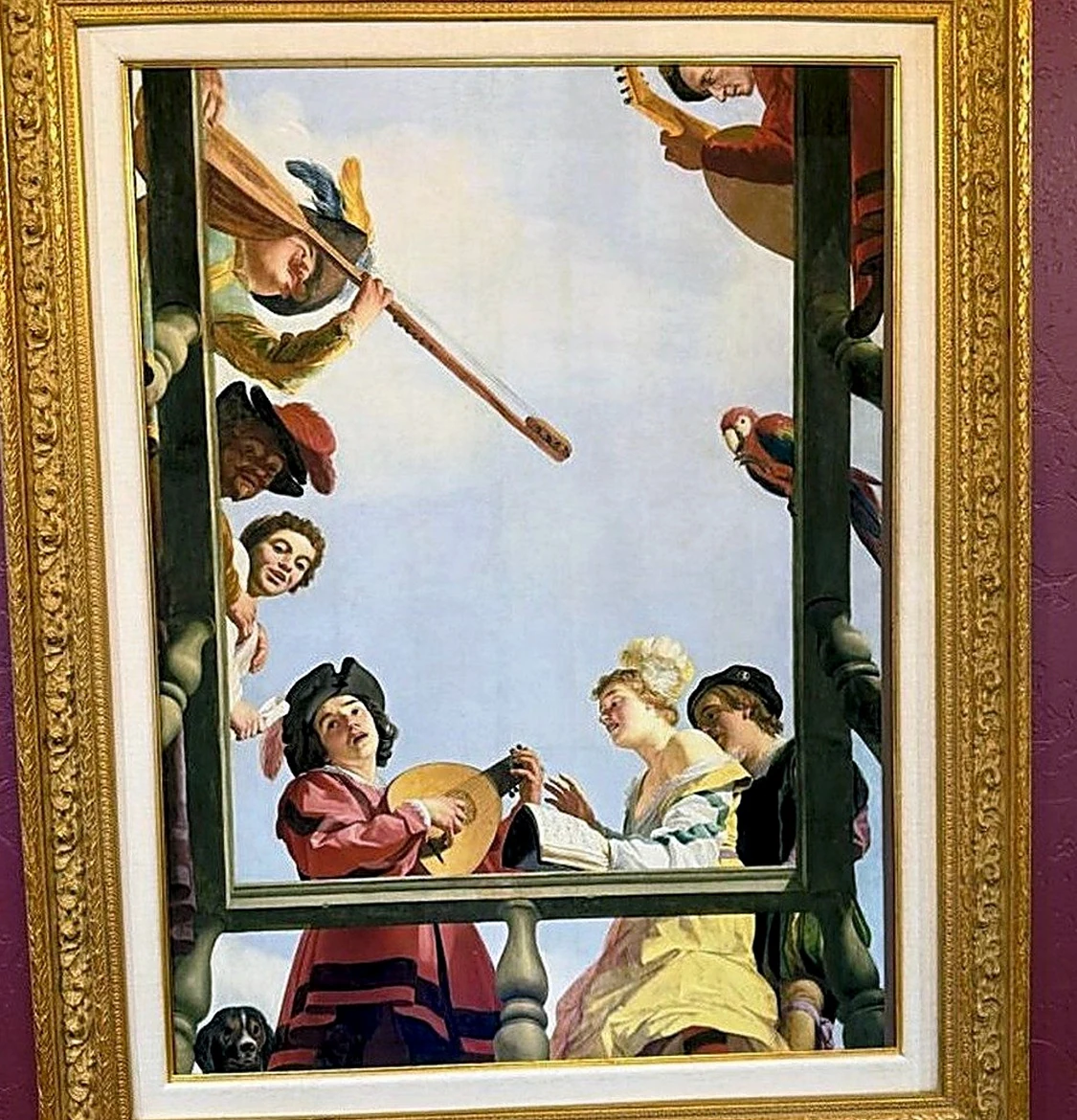Musical Group on a Balcony by Gerrit van Honthorst