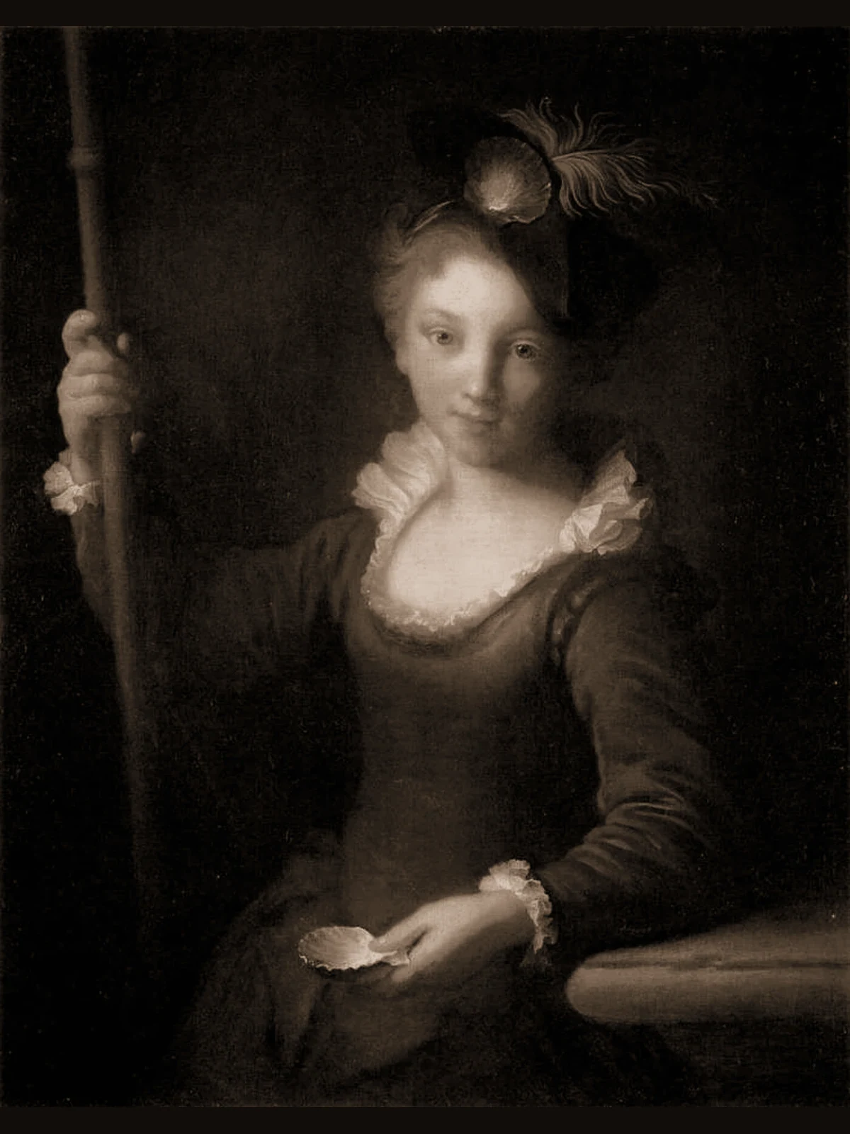 Young Pilgrim Girl by Alexis Grimou