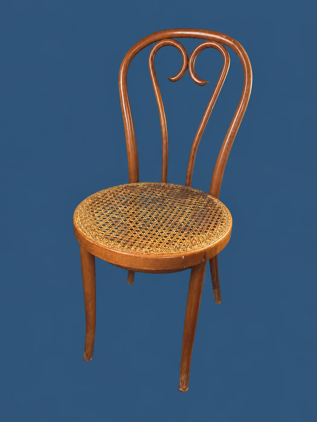 Bentwood Cane-Seat Chair by Maker unrecorded