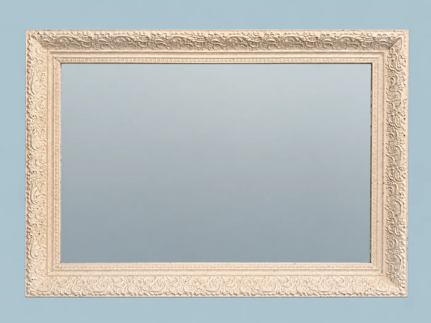 Ornate Gilt Mirror by Maker unrecorded