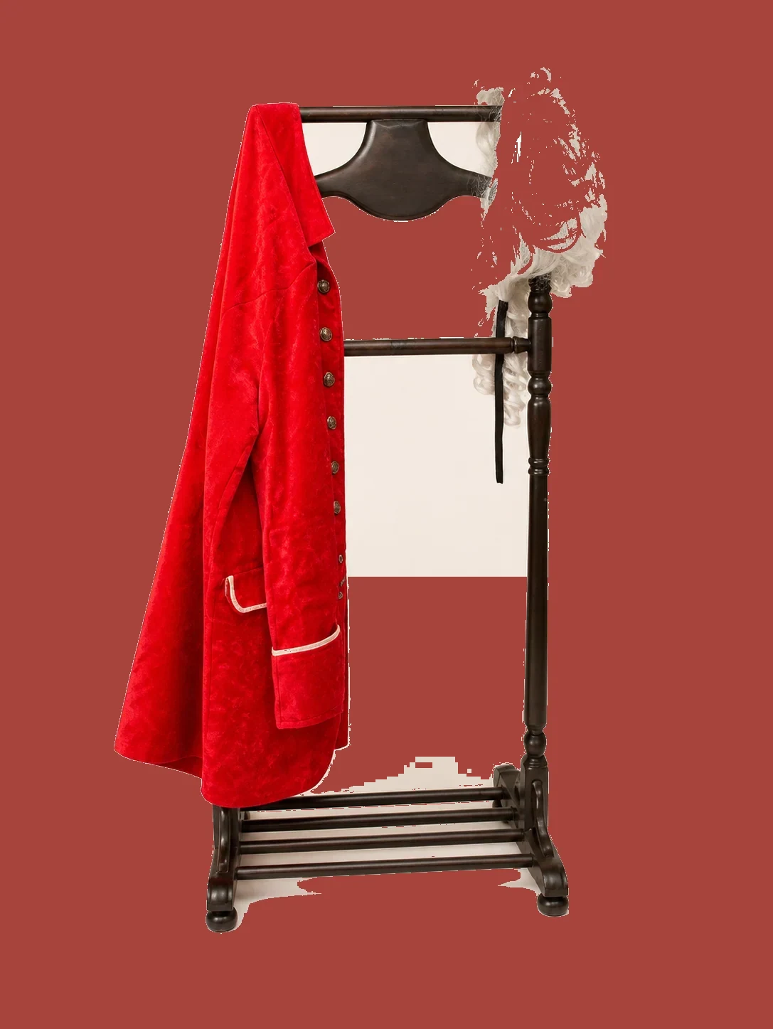 Coat and Powdered Wig Display by Maker unrecorded
