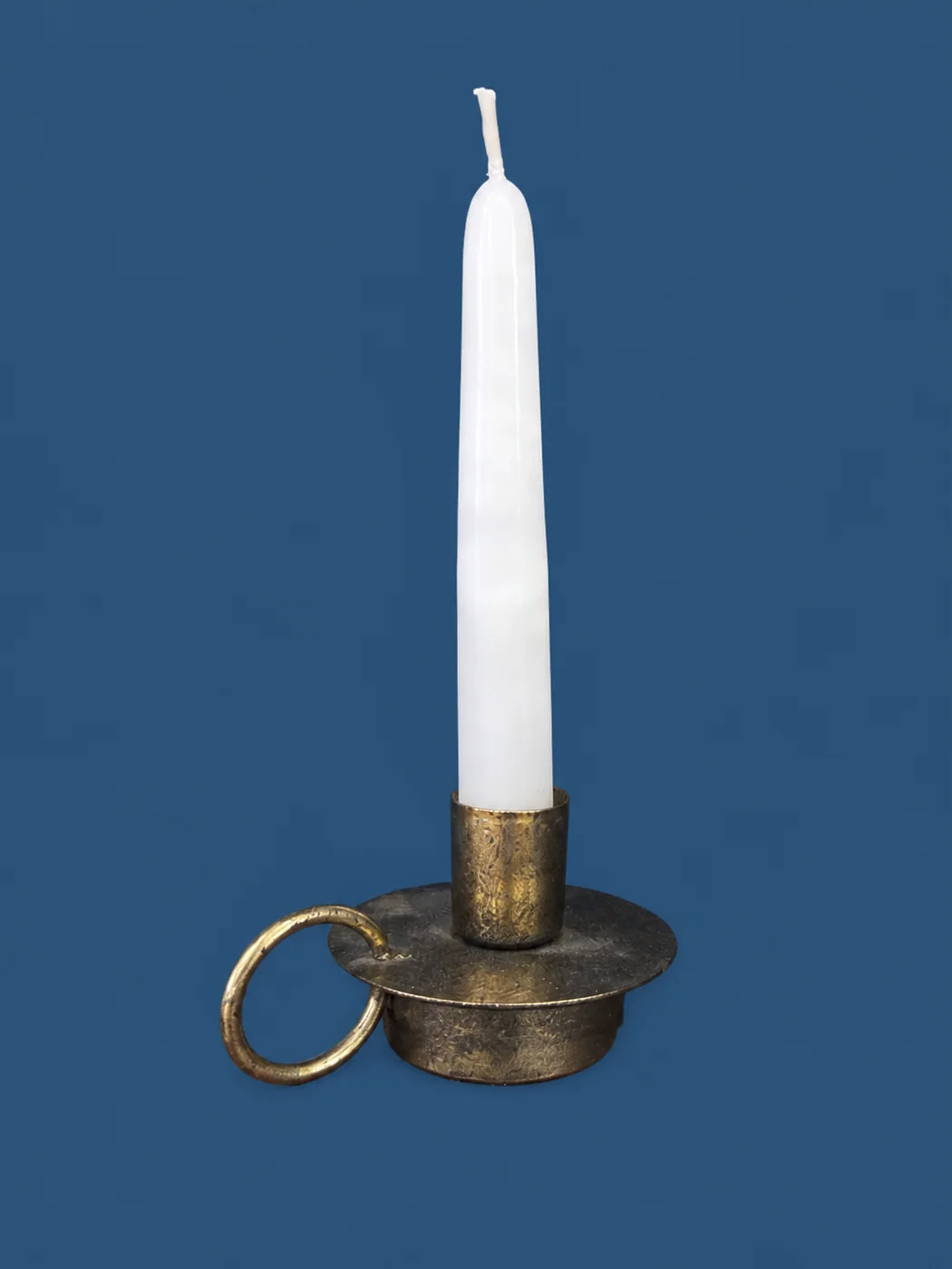 Brass Chamber Candlestick by Maker unrecorded
