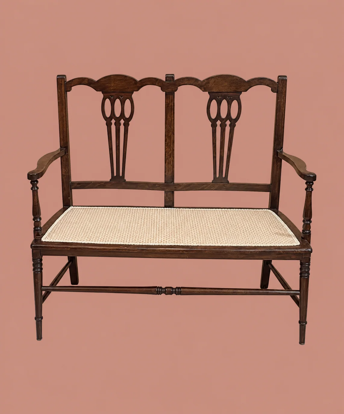 Cane-Seat Settee by Maker unrecorded