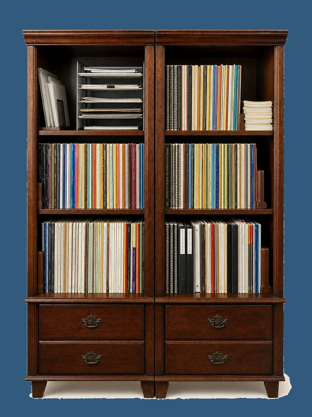 Sheet-Music Bookcase by Maker unrecorded