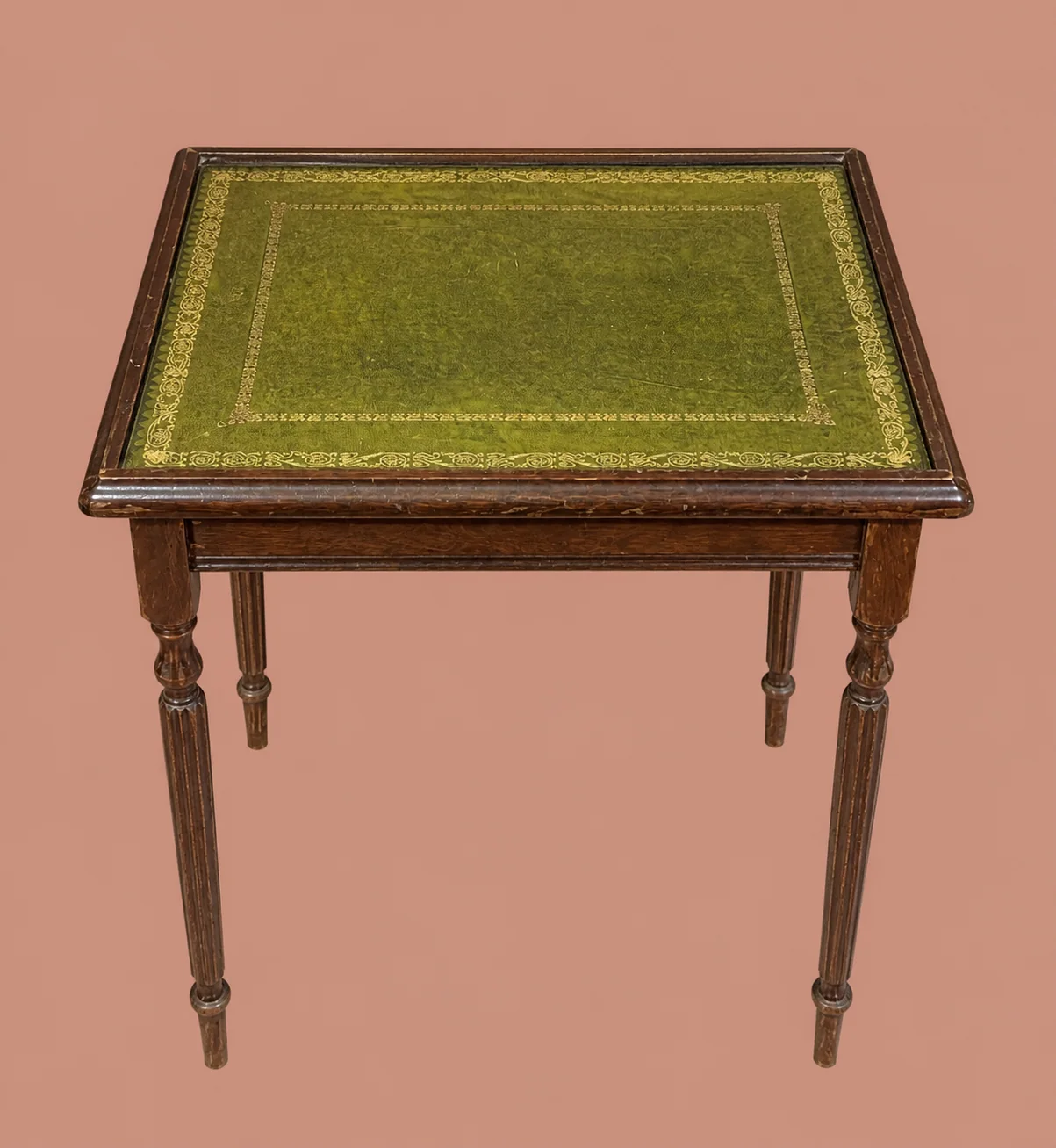 Green-Top Occasional Table by Maker unrecorded